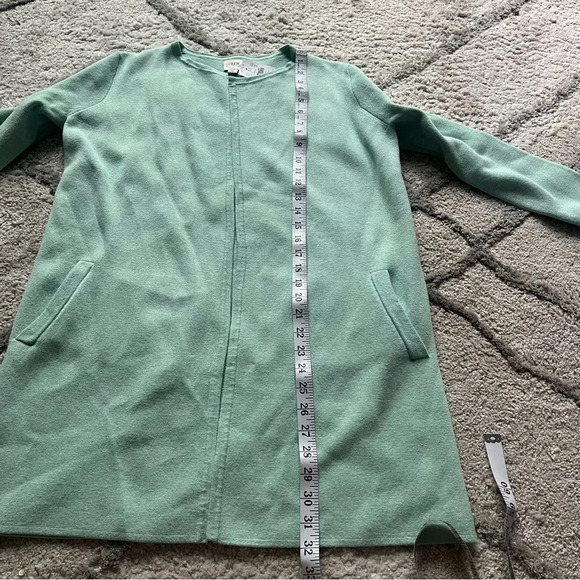 J Crew Factory sweater cardigan Open front blazer 
green open front XS new - Picture 8 of 9